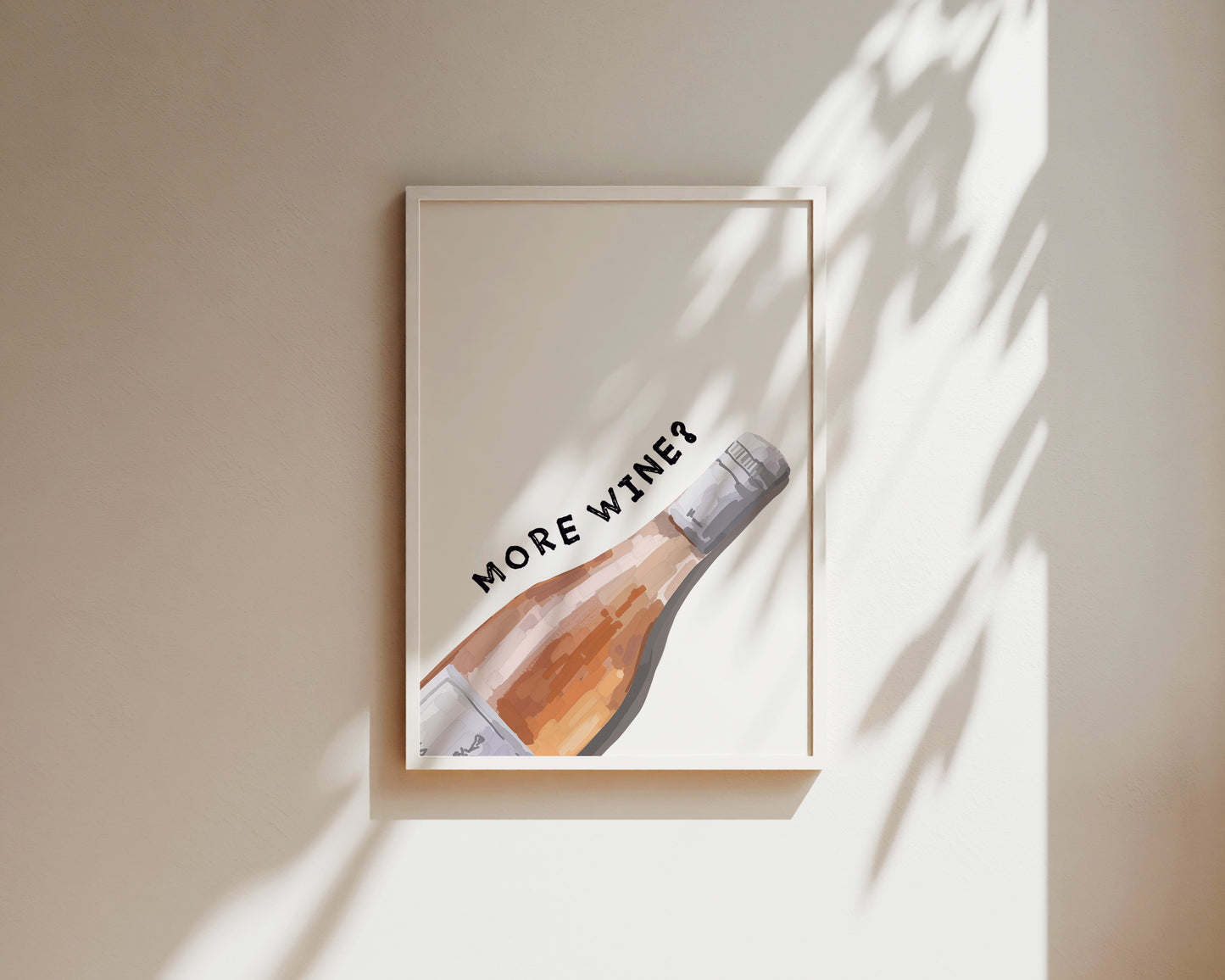 More Wine Wall Art Print