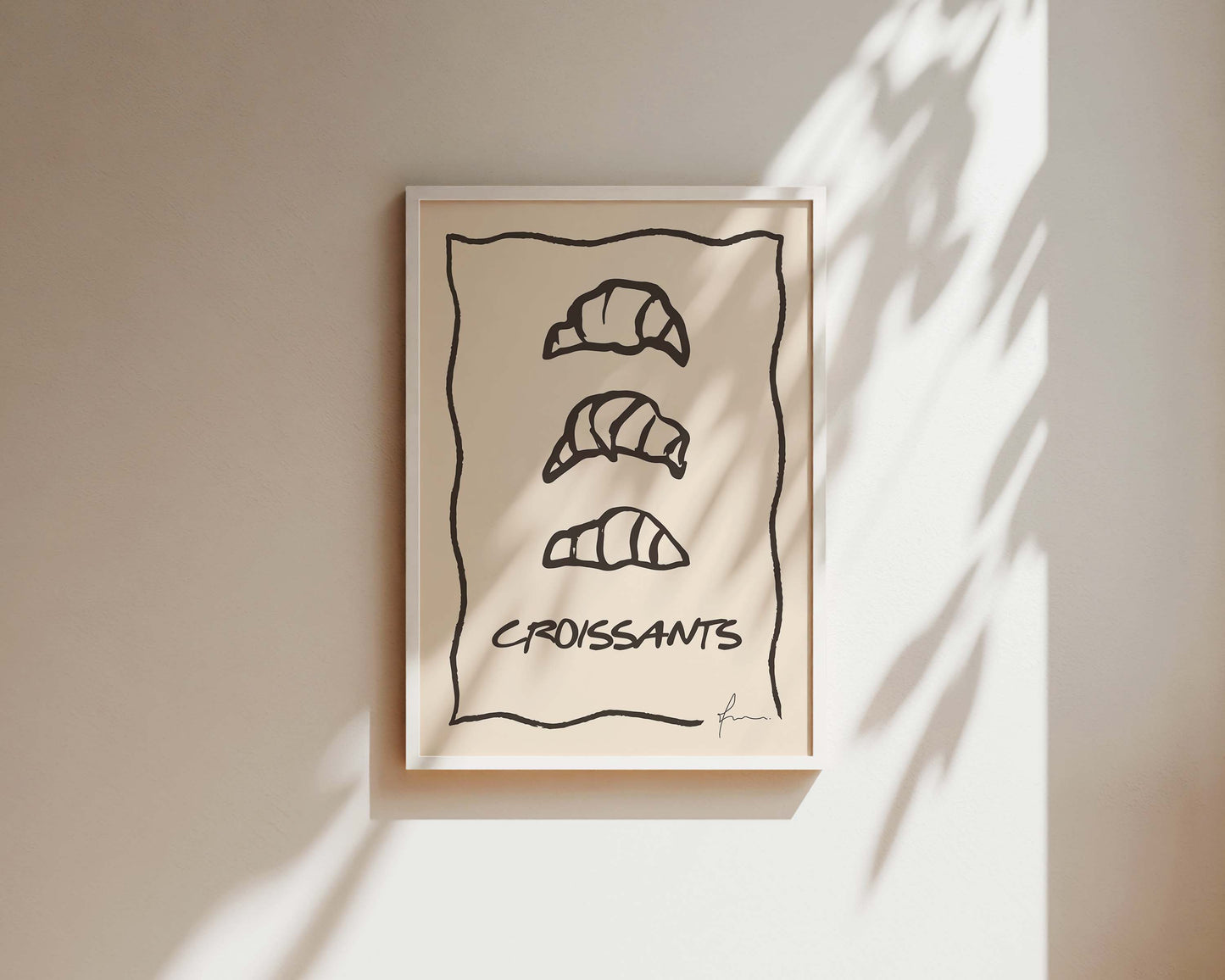 Croissants Wall Art Print