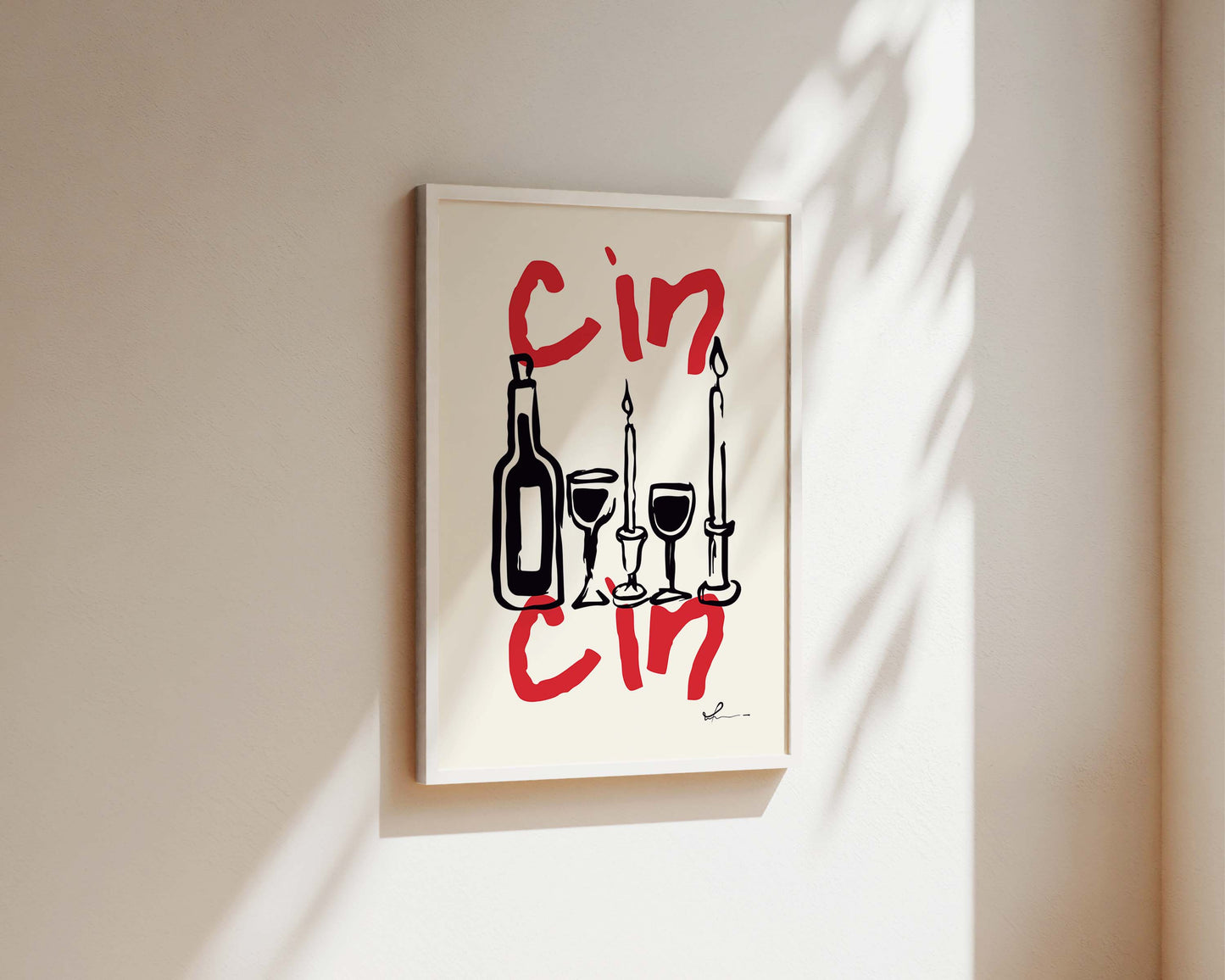 Cin Cin Wall Art Print