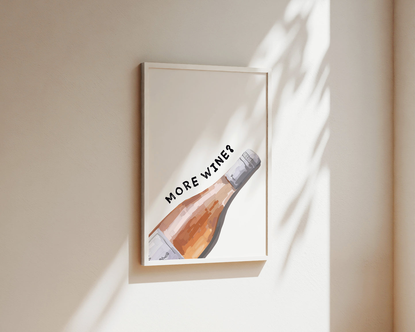 More Wine Wall Art Print