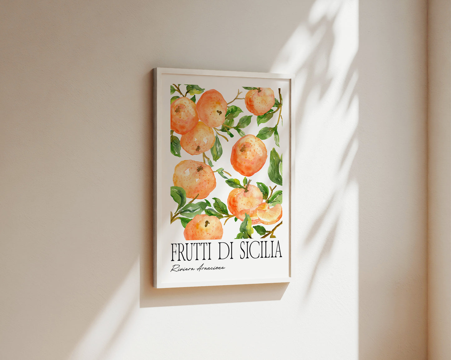 Frutti Di Sicillia Orange Art Wall Art Print