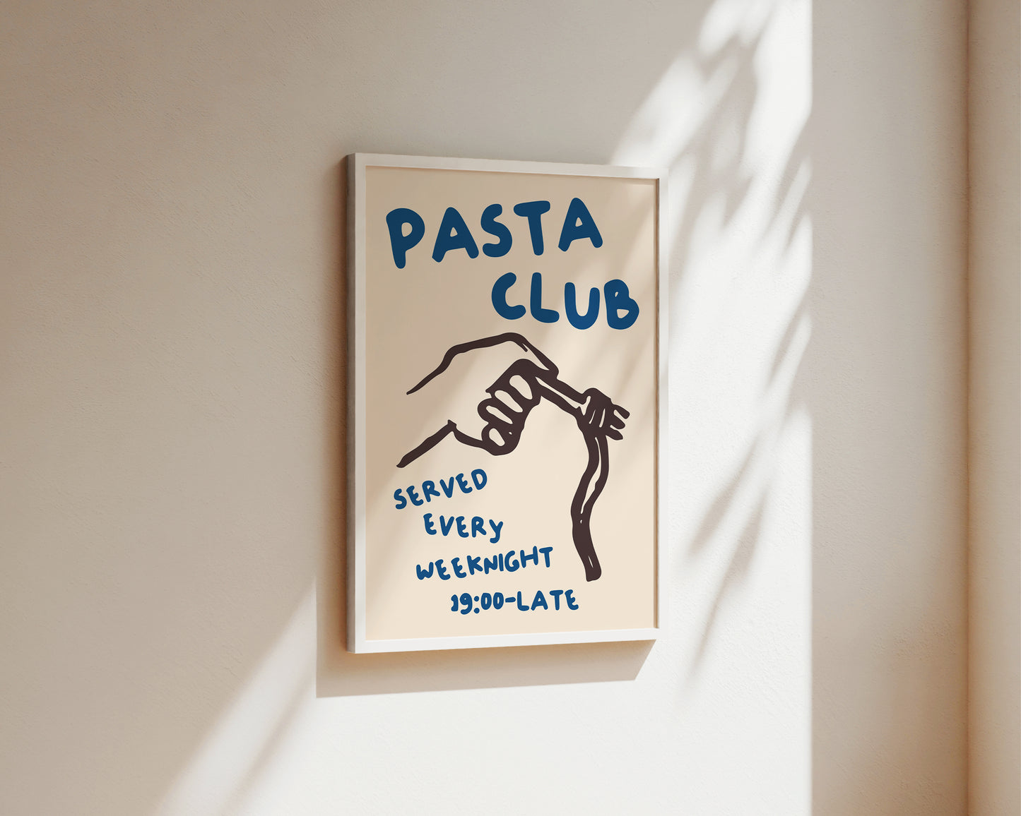 Pasta Club Blue Print