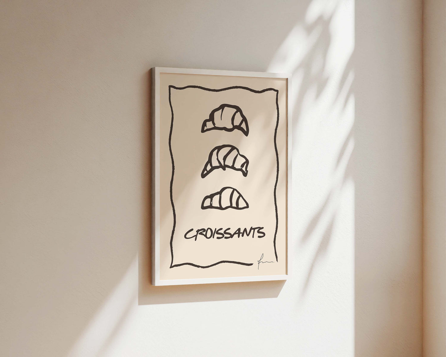 Croissants Wall Art Print