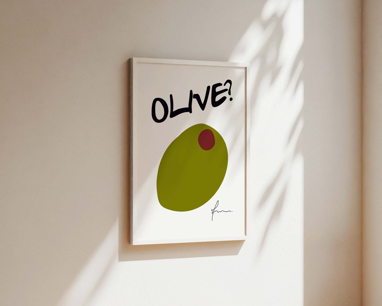 Olive Wall Art Print