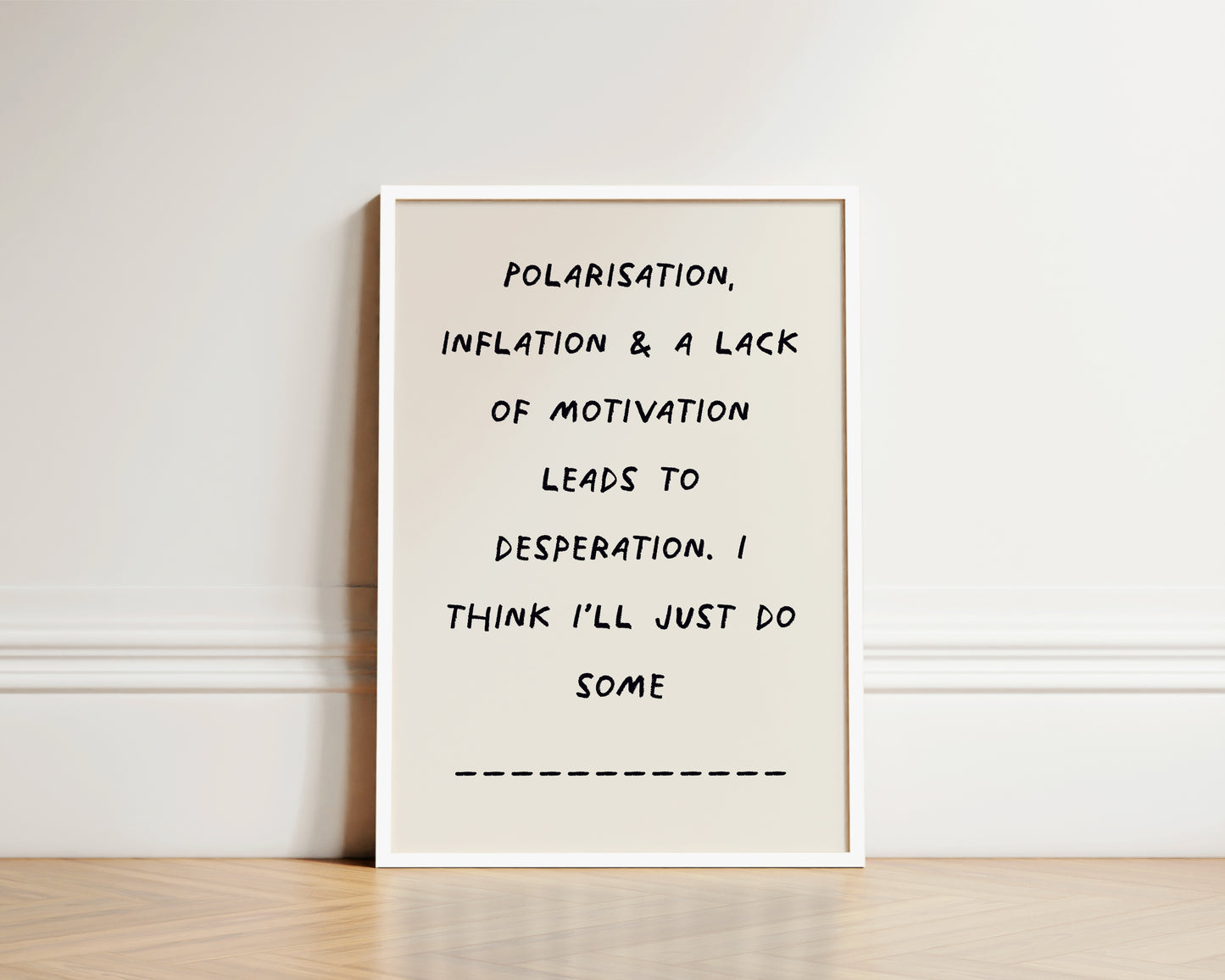 Polarisation & Inflation Wall Art Print