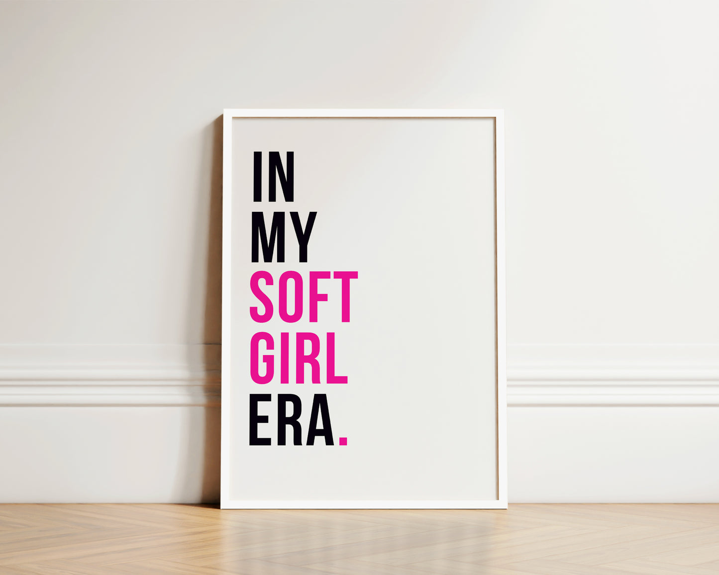 In My Soft Girl Era Art Wall Art Print
