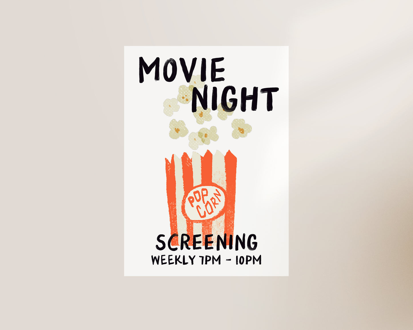 Movie Night Print