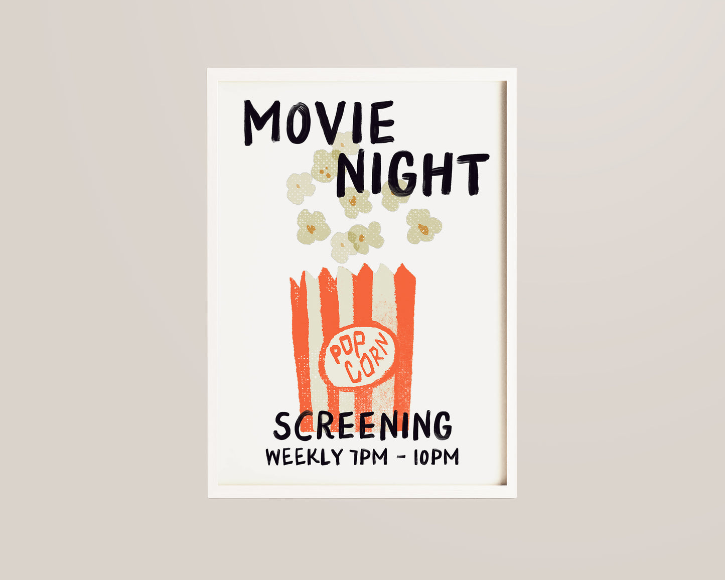 Movie Night Print