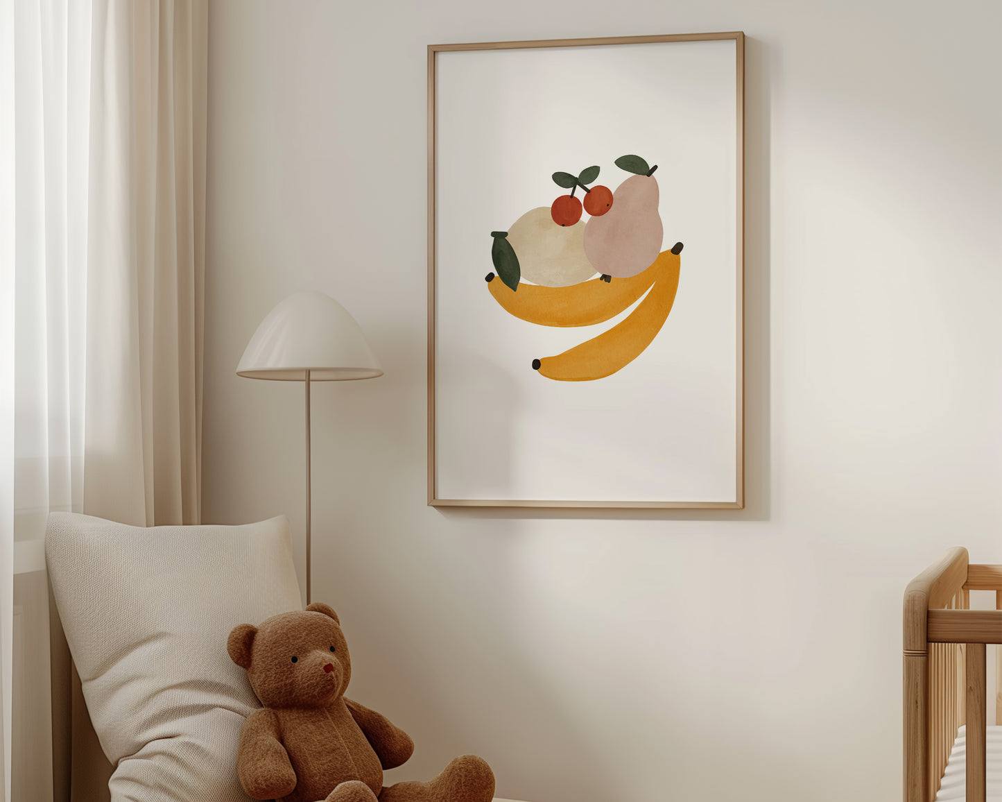 Fruit Still Life Nursery Wall Art Print