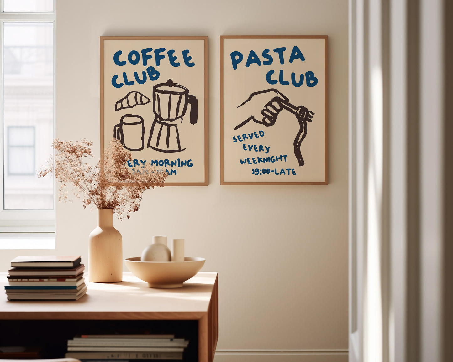 Pasta Club Blue Print