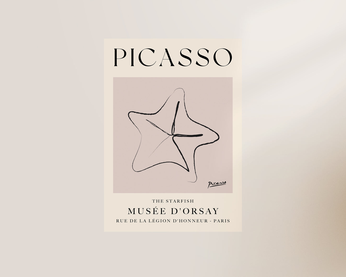 Picasso The Starfish Art Wall Art Print