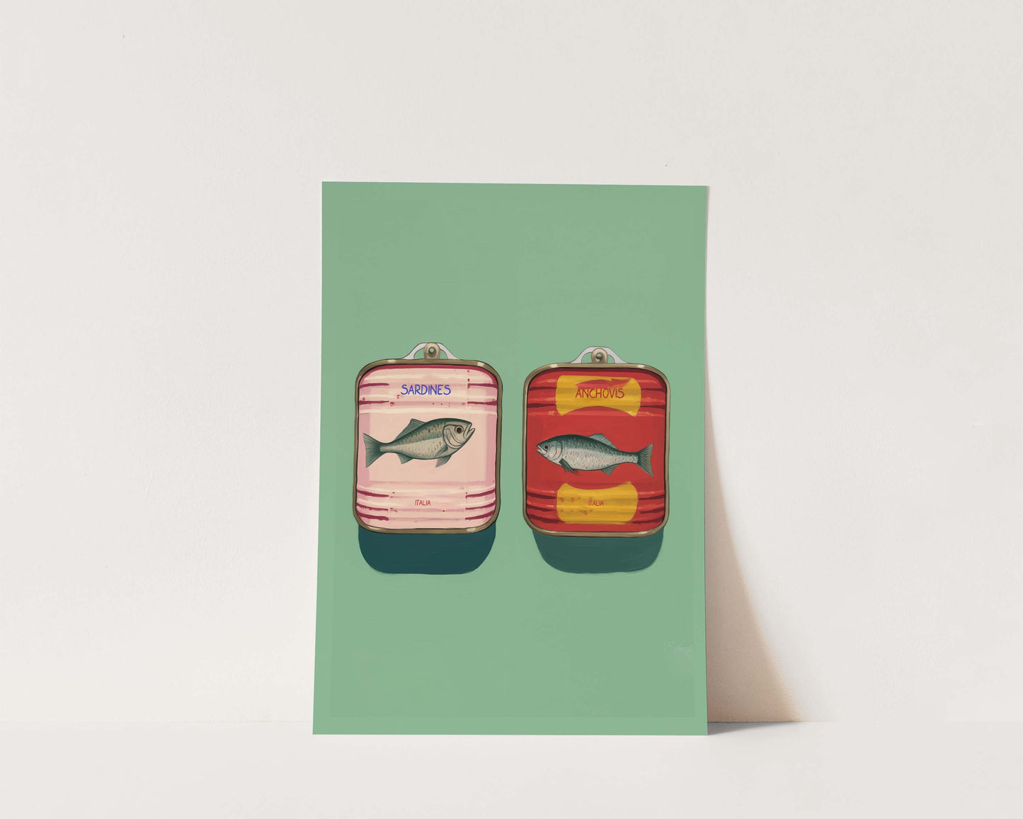 Sardines & Anchovies Art Wall Art Print