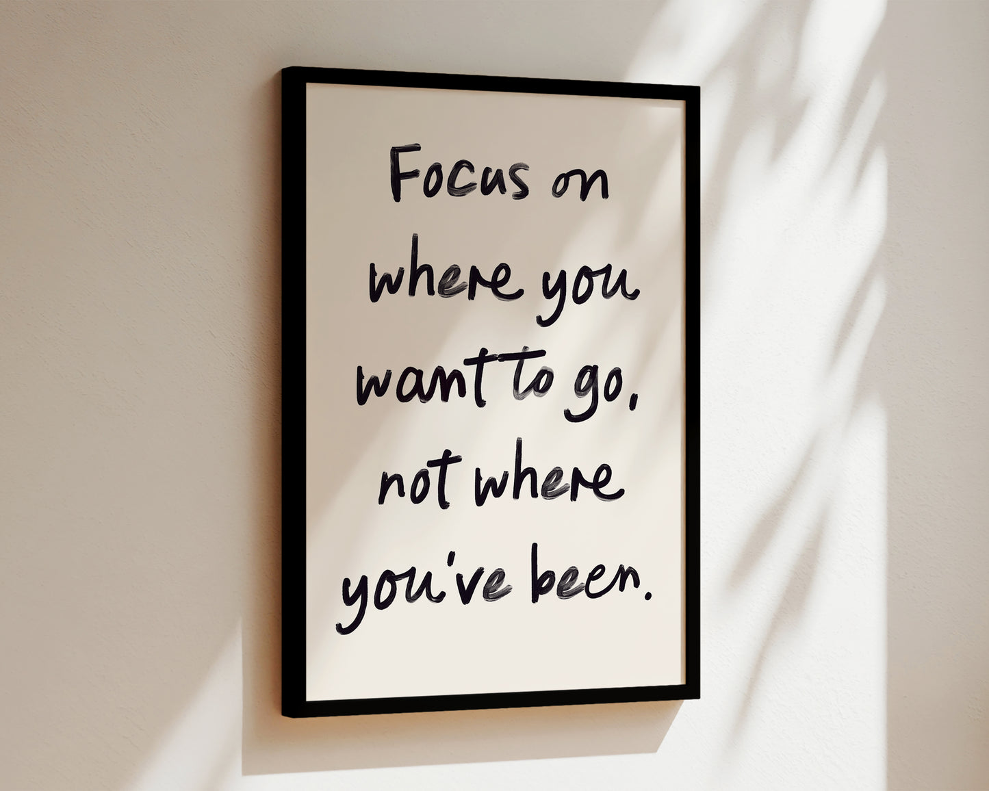 Focus Quote Wall Art Print