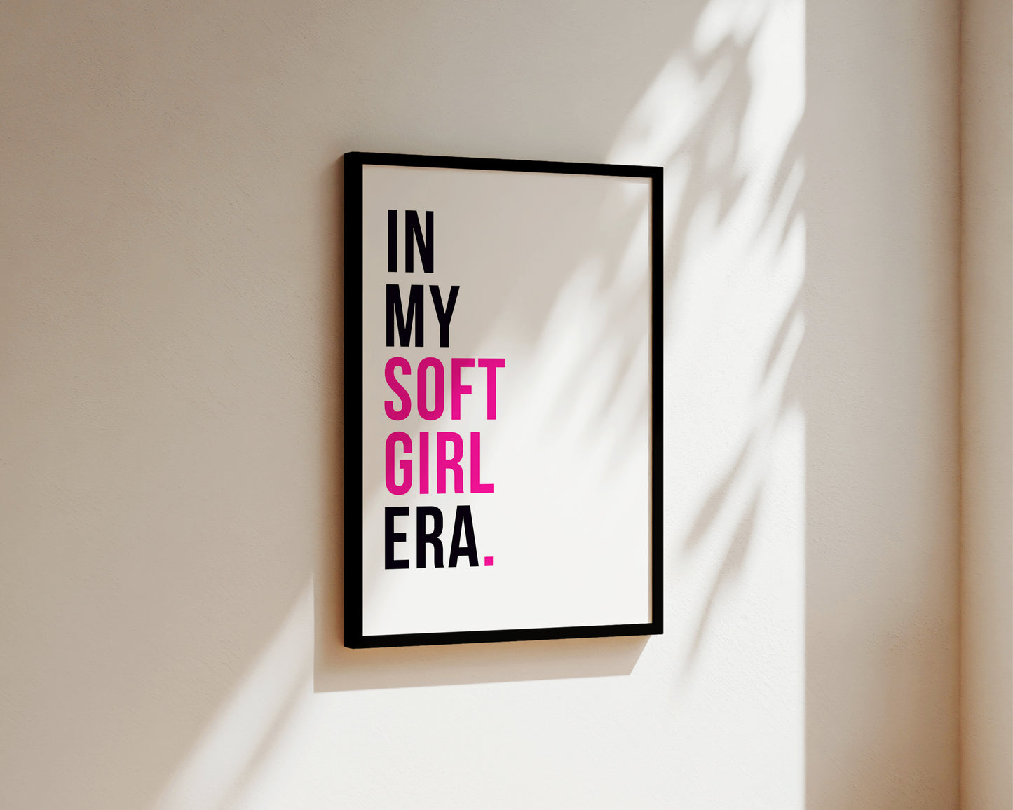 In My Soft Girl Era Art Wall Art Print