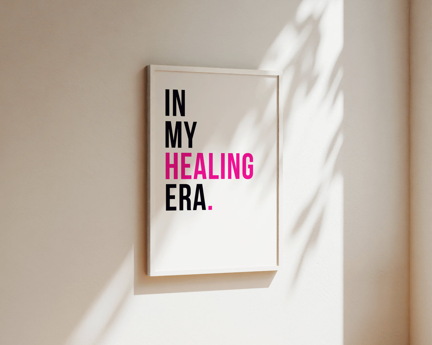 In My Healing Era Art Wall Art Print