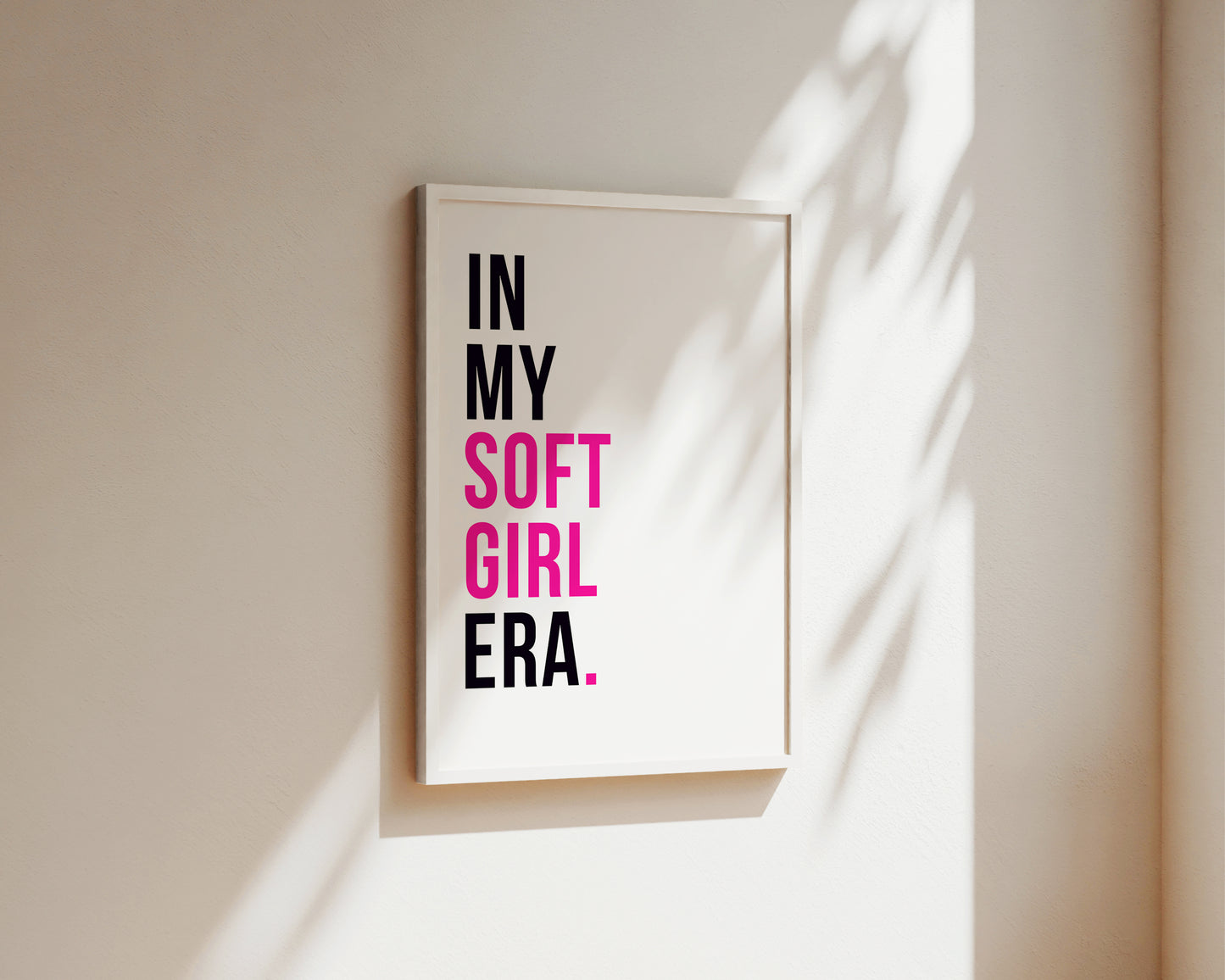 In My Soft Girl Era Art Wall Art Print