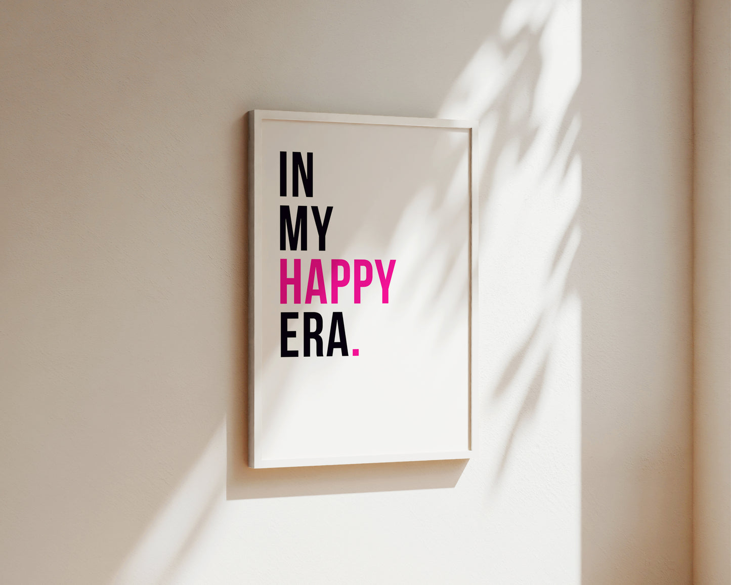 In My Happy Era Art Wall Art Print