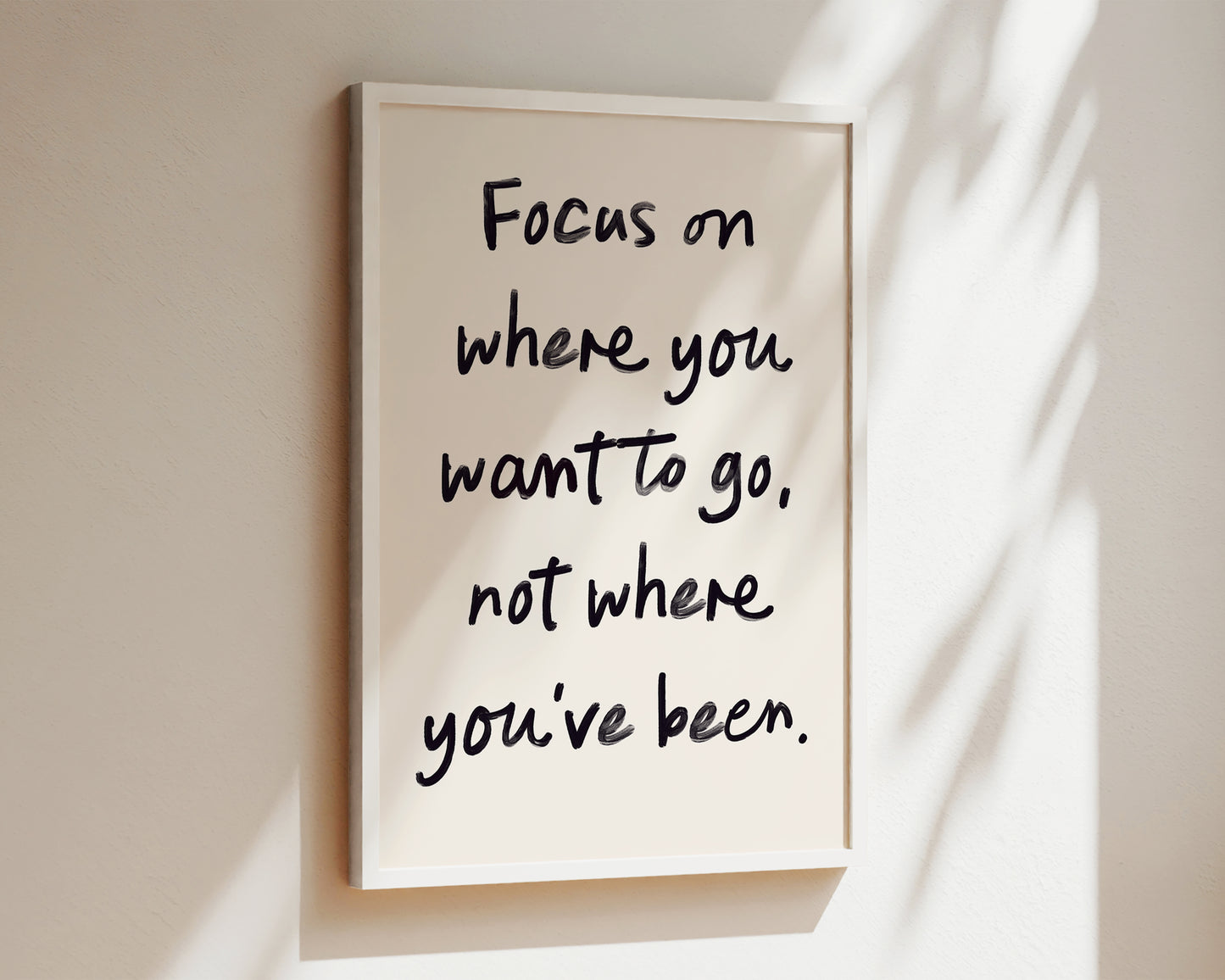 Focus Quote Wall Art Print