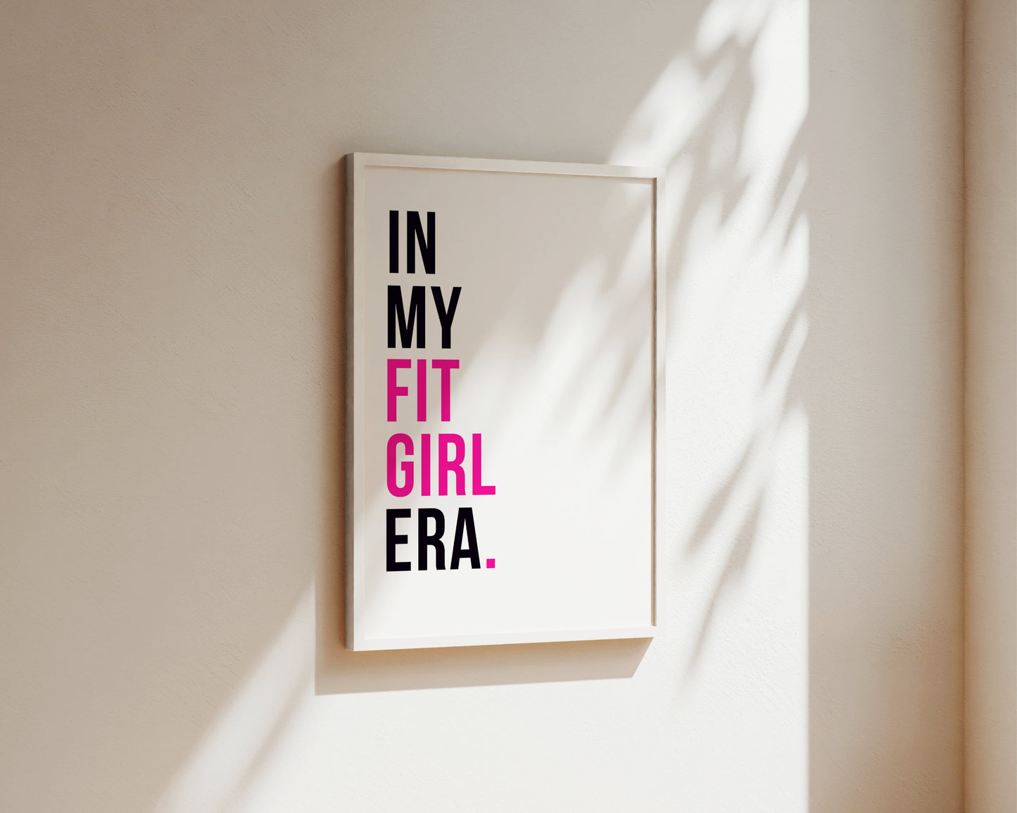 In My Fit Girl Era Art Wall Art Print