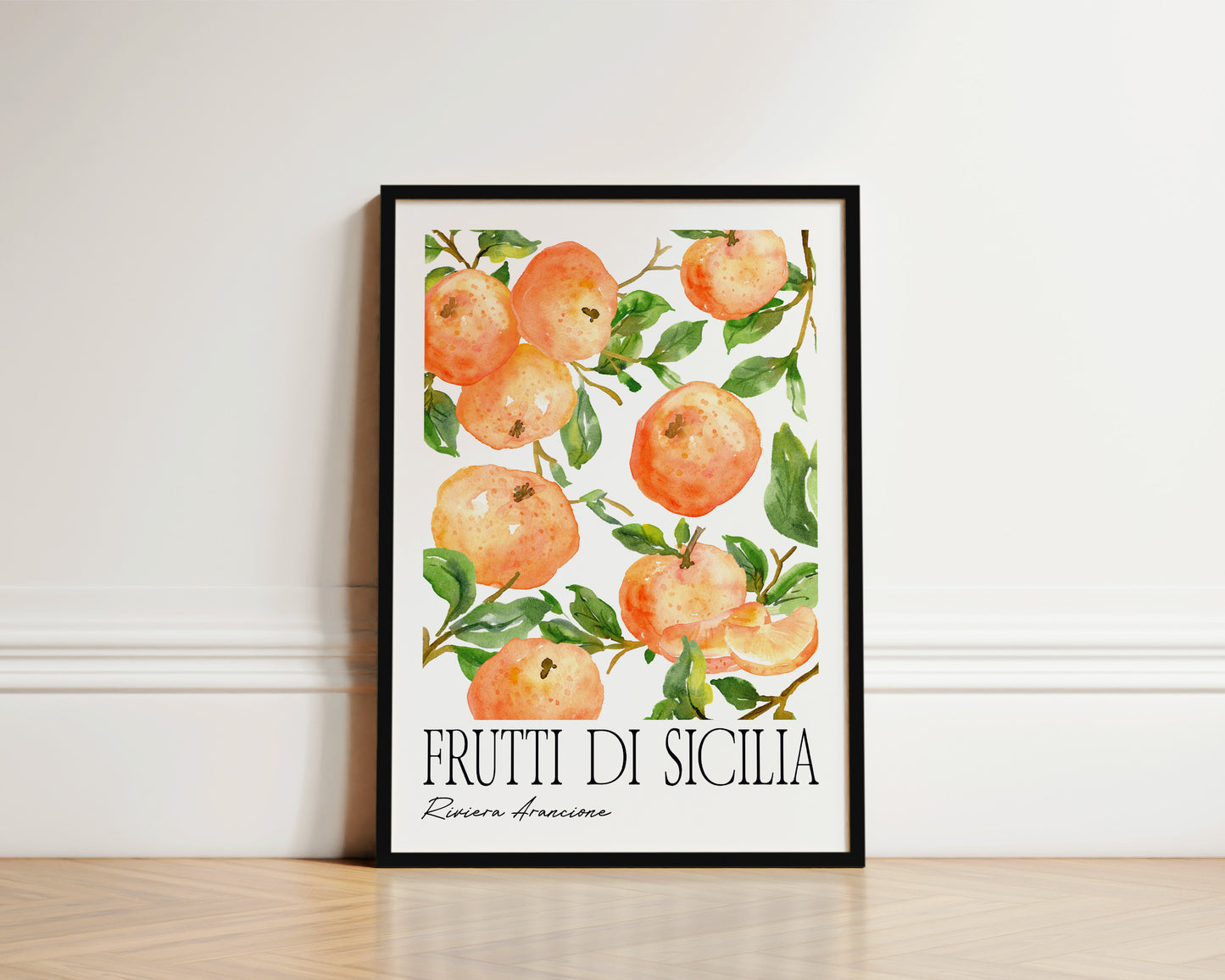 Frutti Di Sicillia Orange Art Wall Art Print