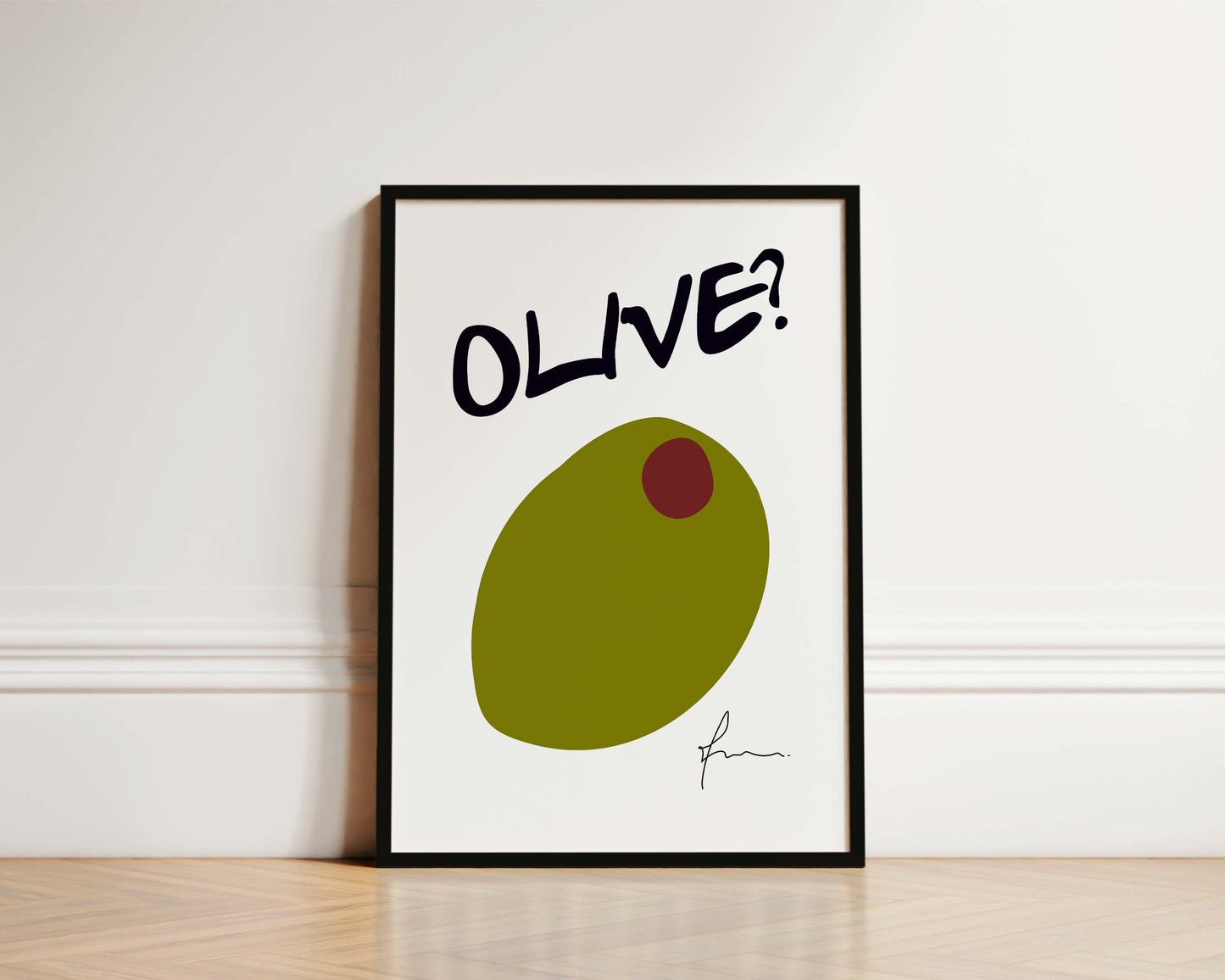 Olive Wall Art Print