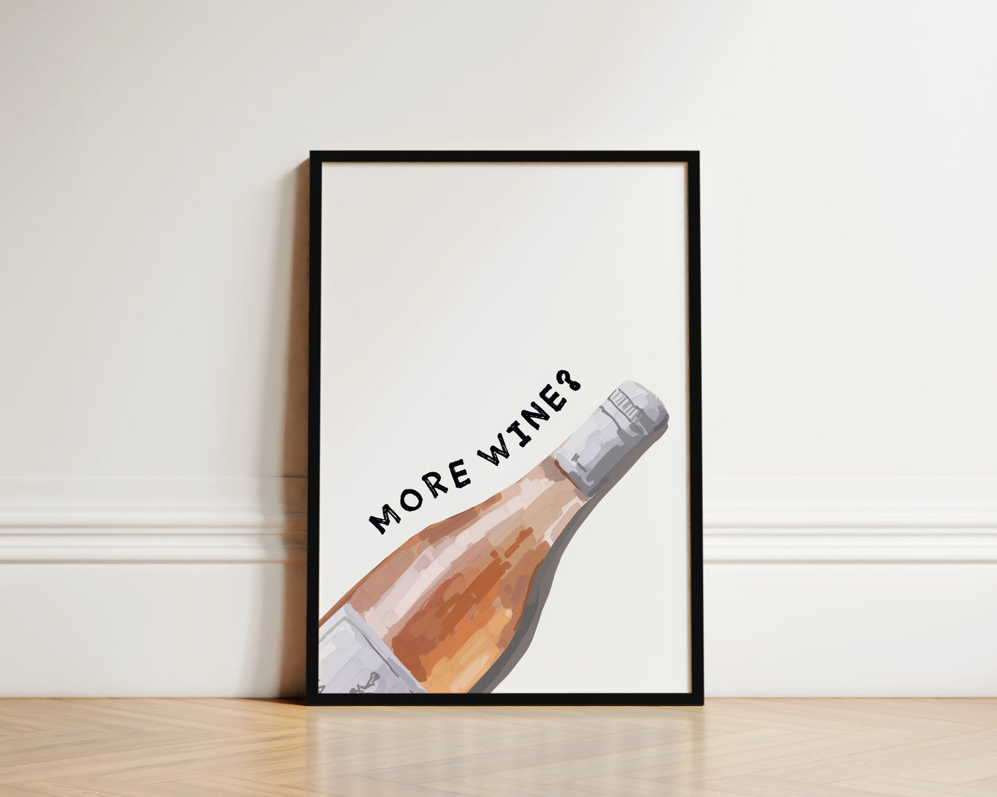 More Wine Wall Art Print