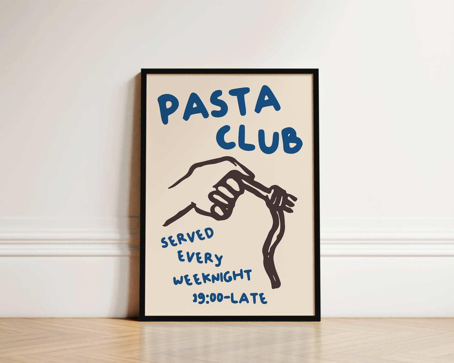 Pasta Club Blue Print