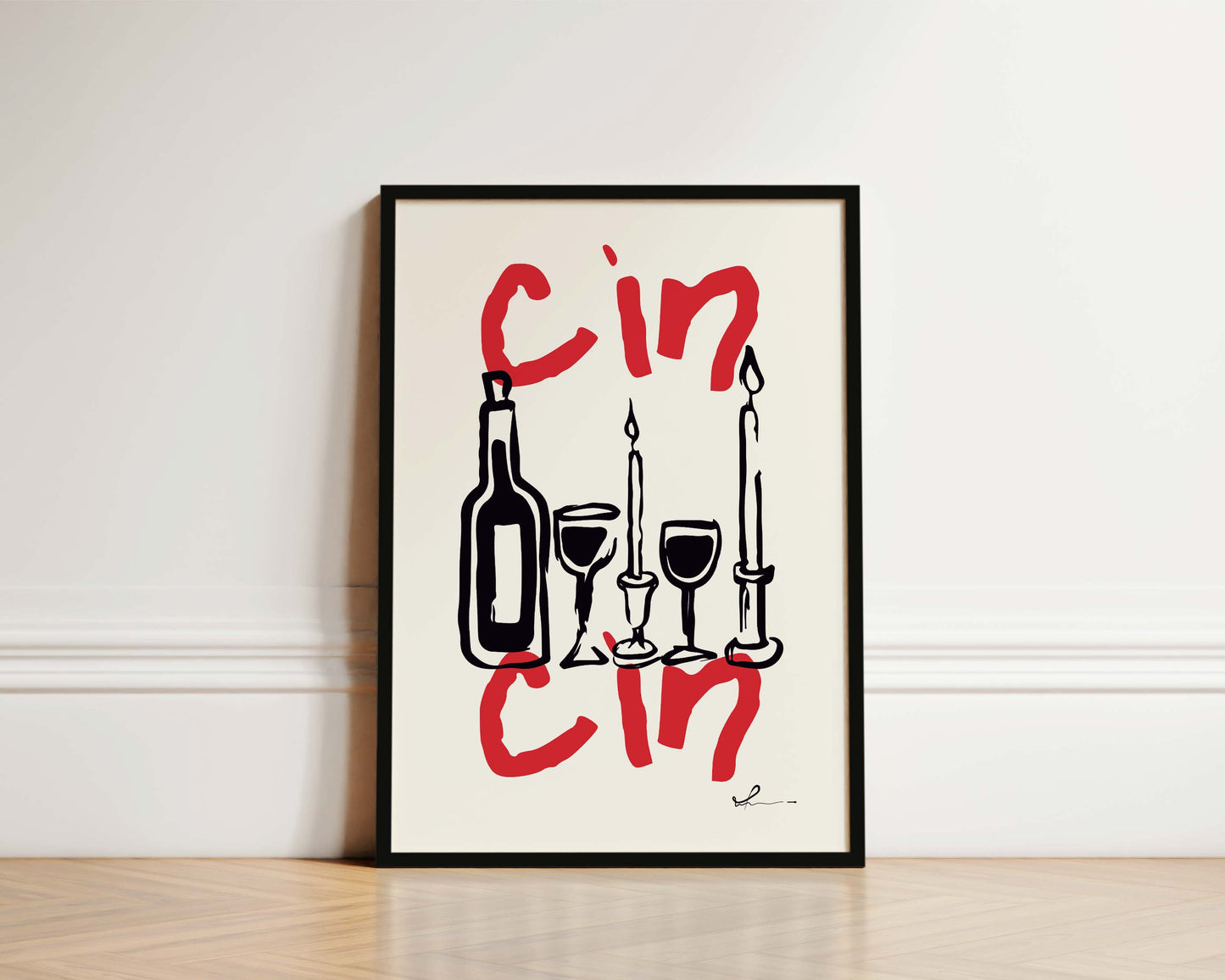 Cin Cin Wall Art Print