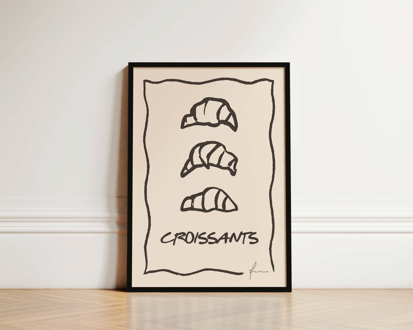 Croissants Wall Art Print
