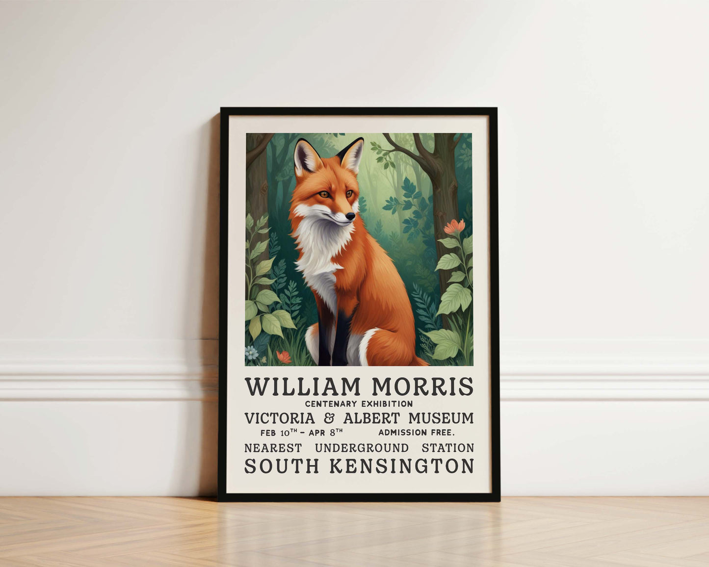 William Morris The Fox Art Wall Art Print