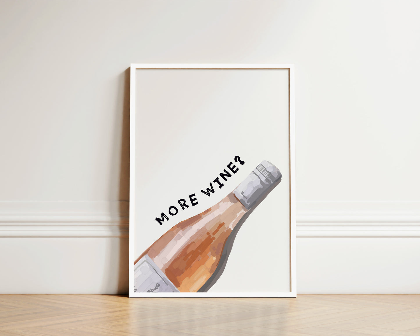 More Wine Wall Art Print
