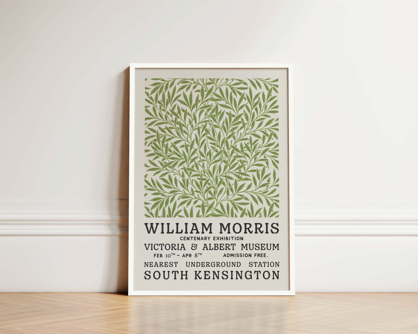 William Morris Green Vines Art Wall Art Print