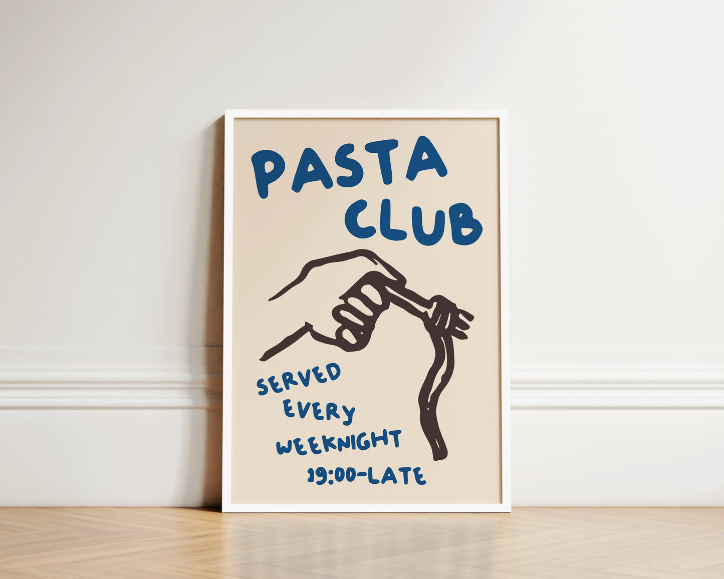 Pasta Club Blue Print