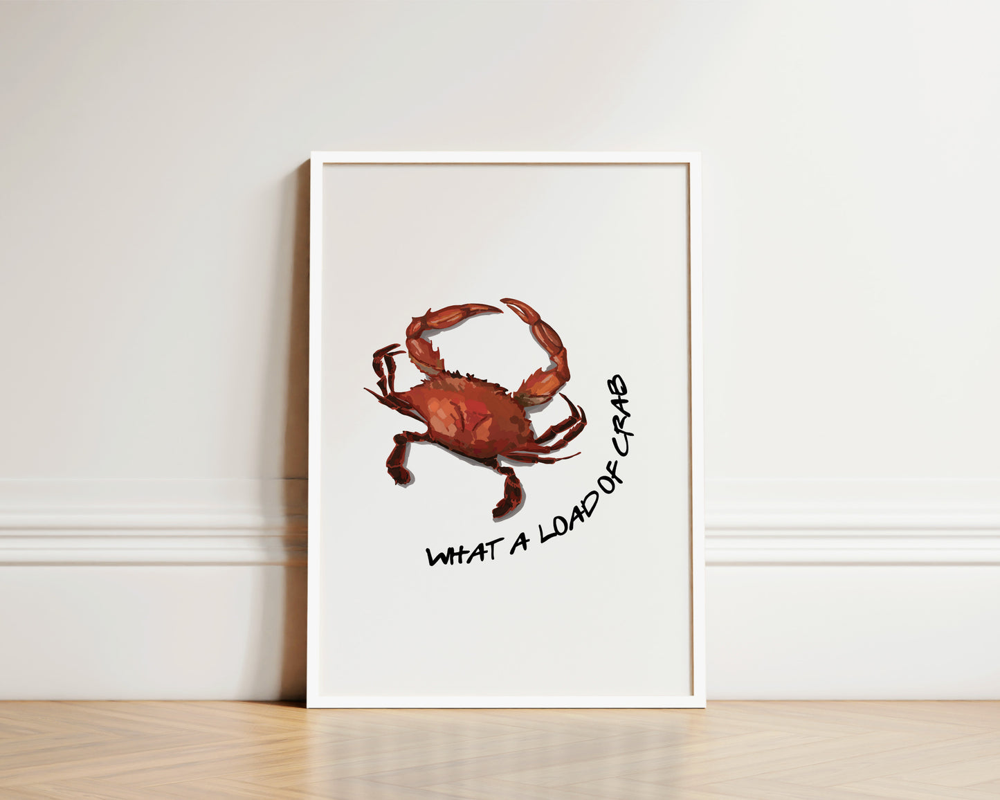 What A Load Of Crab Wall Art Print