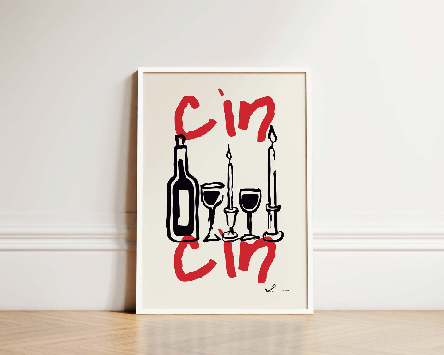 Cin Cin Wall Art Print