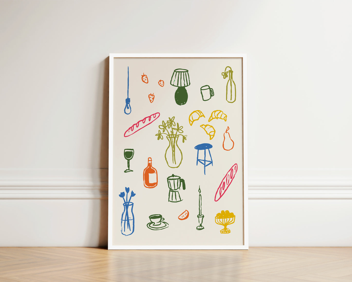 Dinner Table Wall Art Print