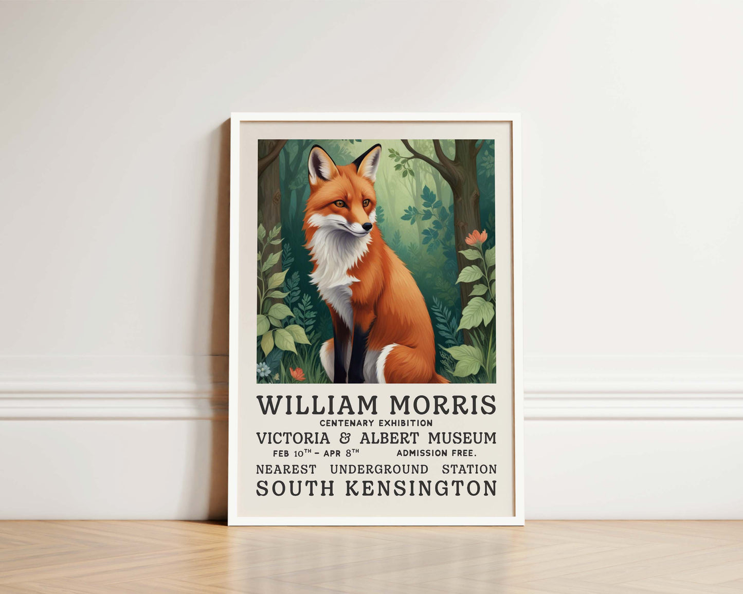 William Morris The Fox Art Wall Art Print