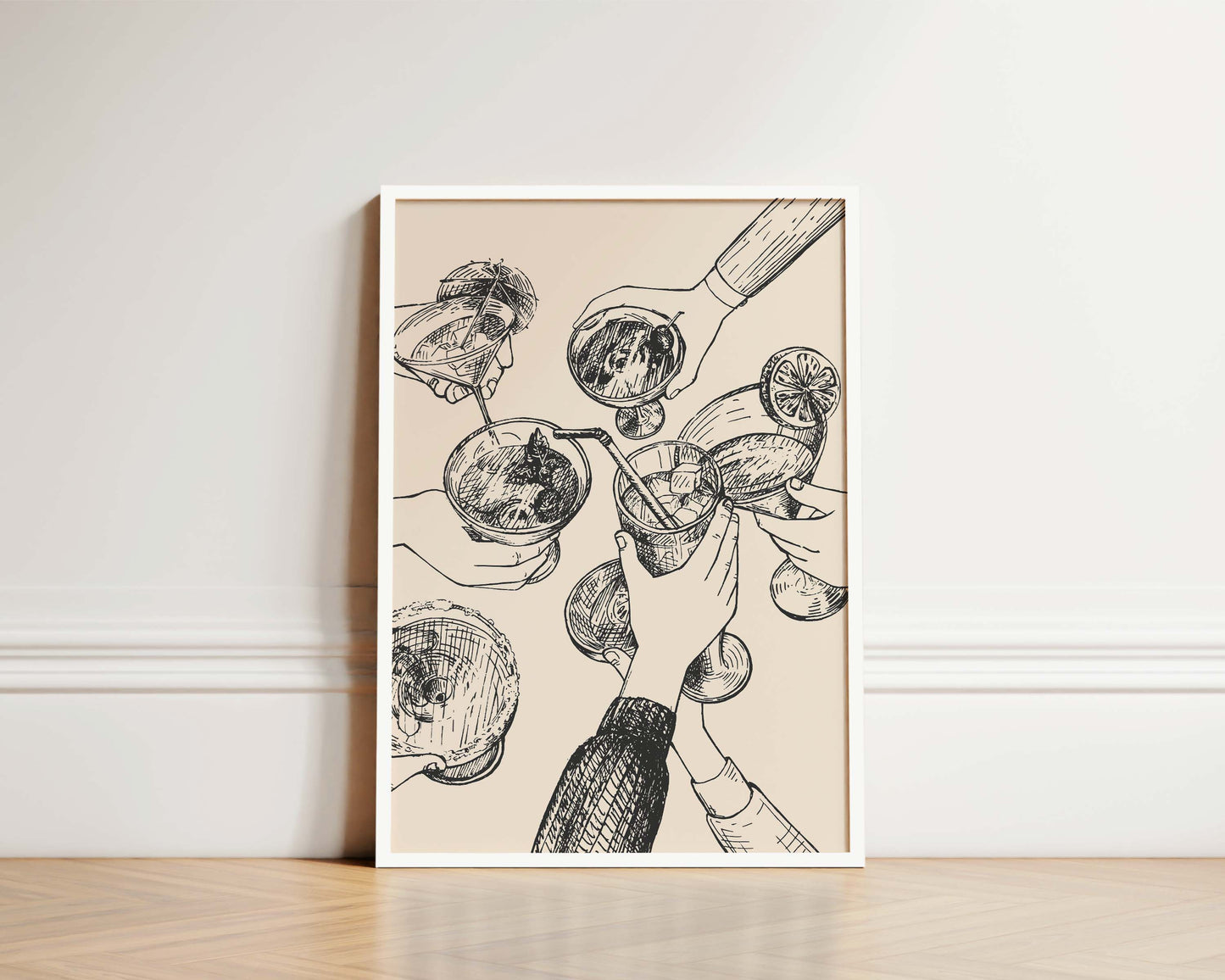 Cheers Wall Art Print