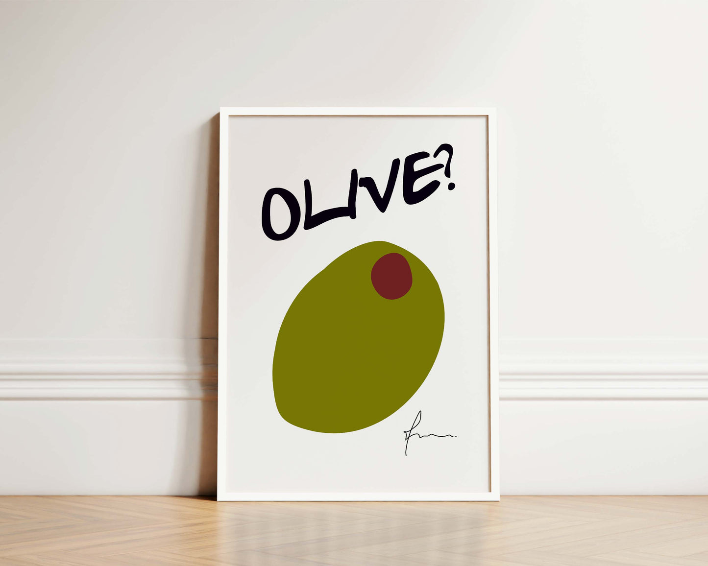 Olive Wall Art Print
