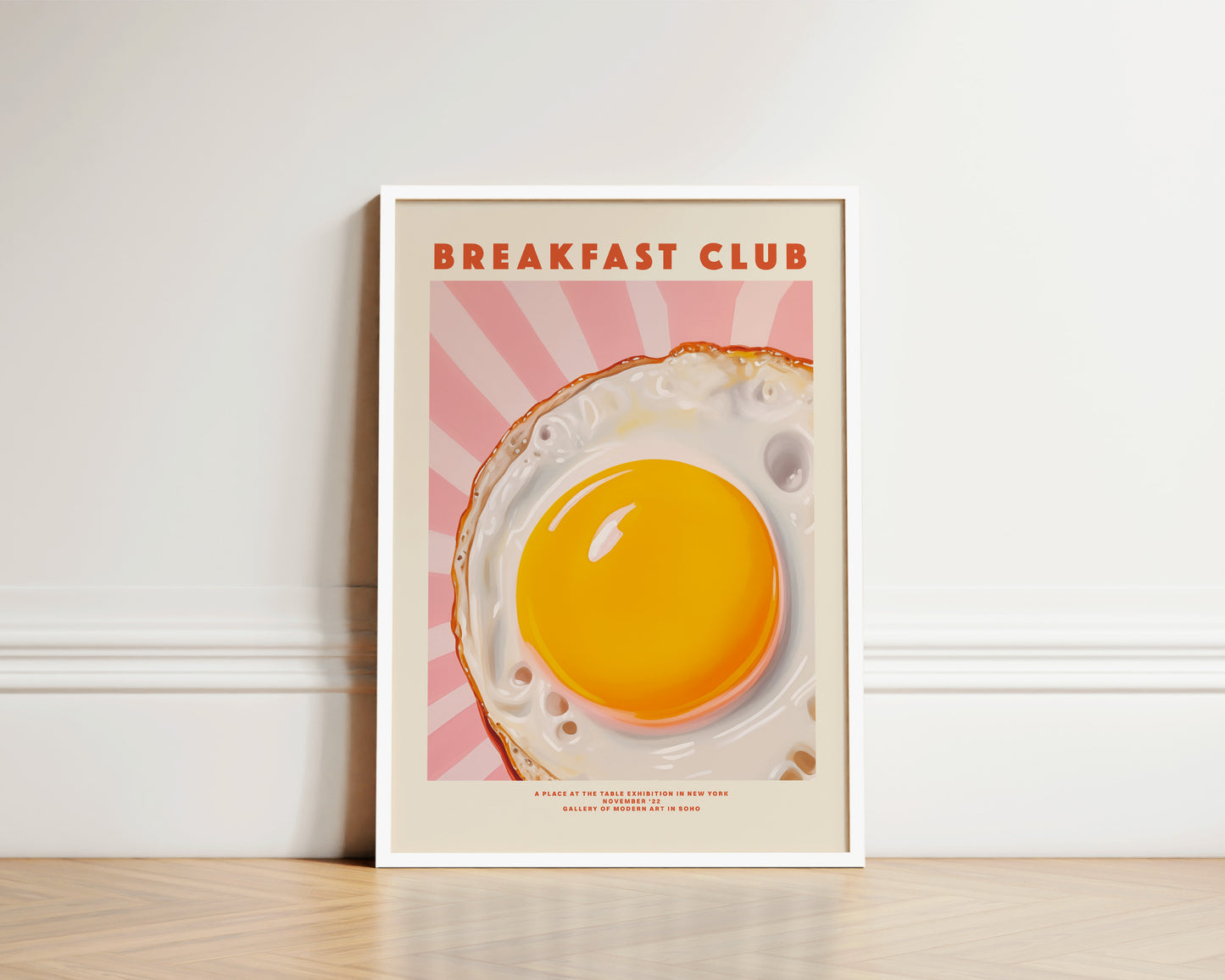 Breakfast Club Egg Wall Art Print