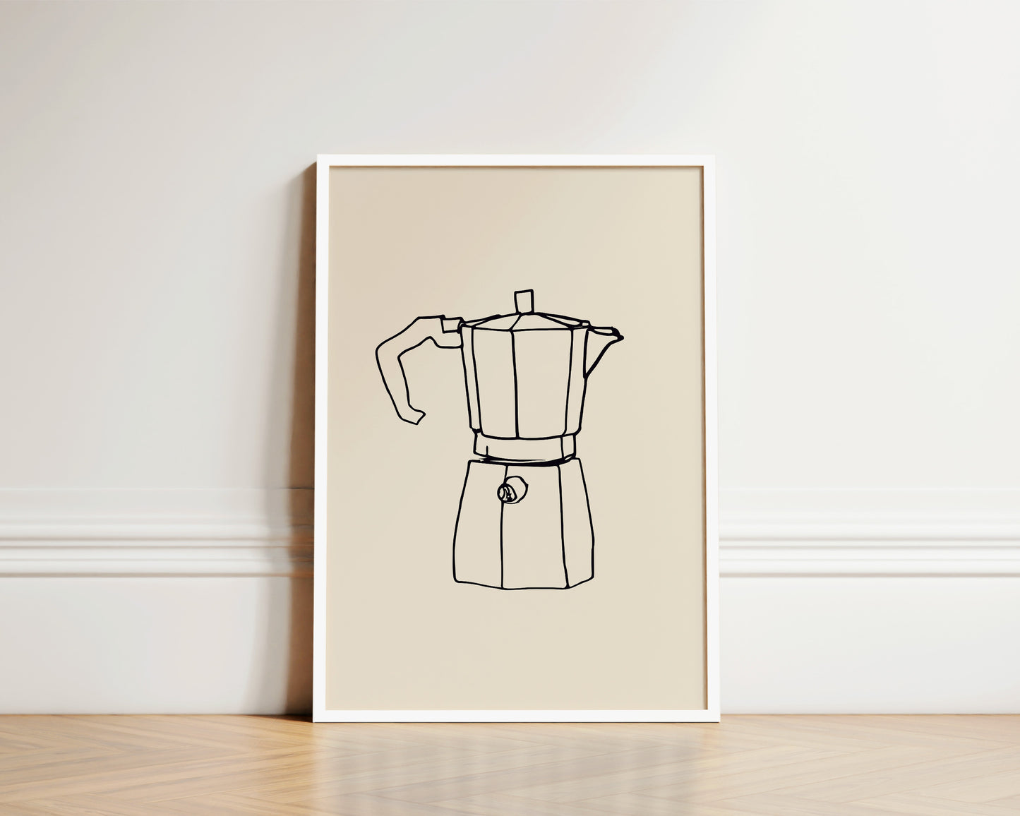 Coffee Pot Wall Art Print