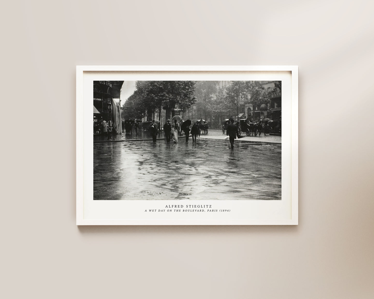 Alfred Stieglitz - A Wet Day In Paris