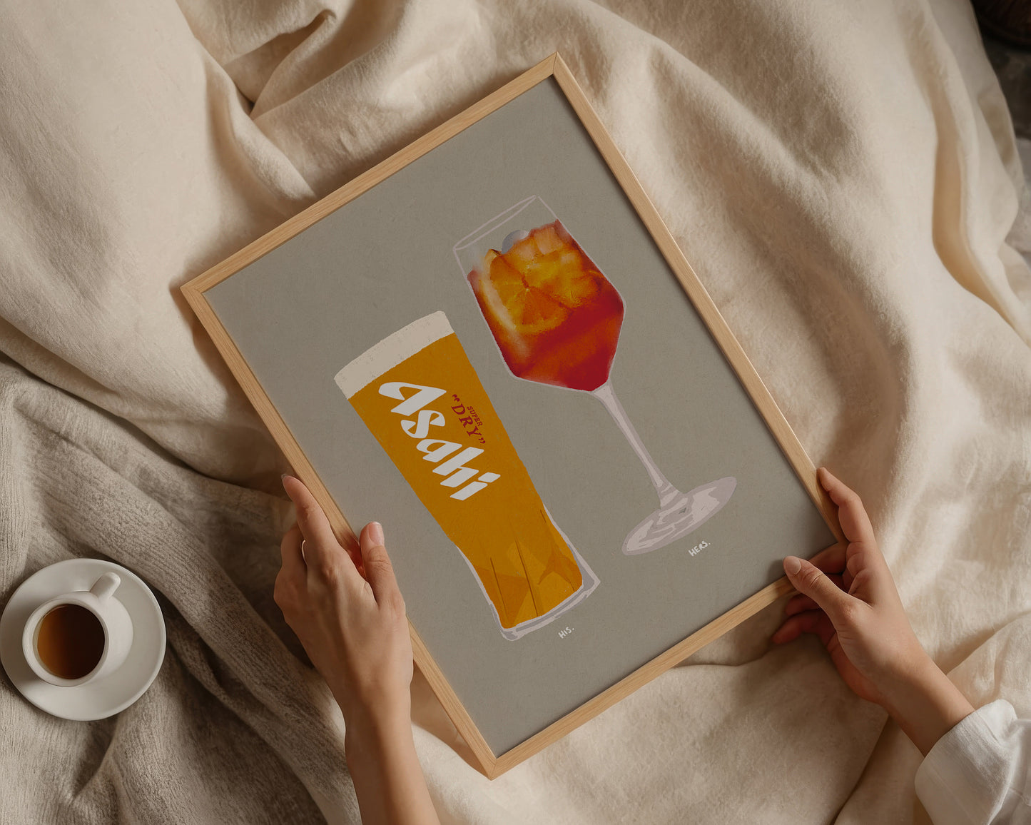 Asahi & Aperol Print