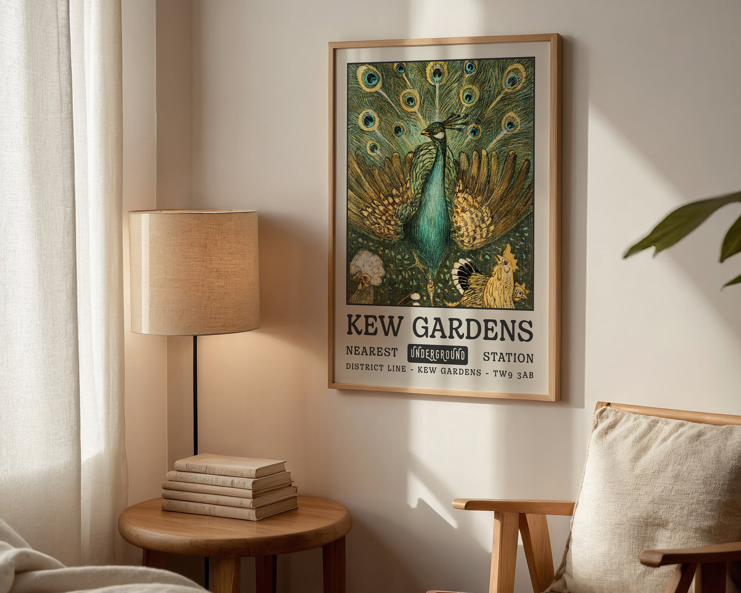Kew Gardens Peacock Print