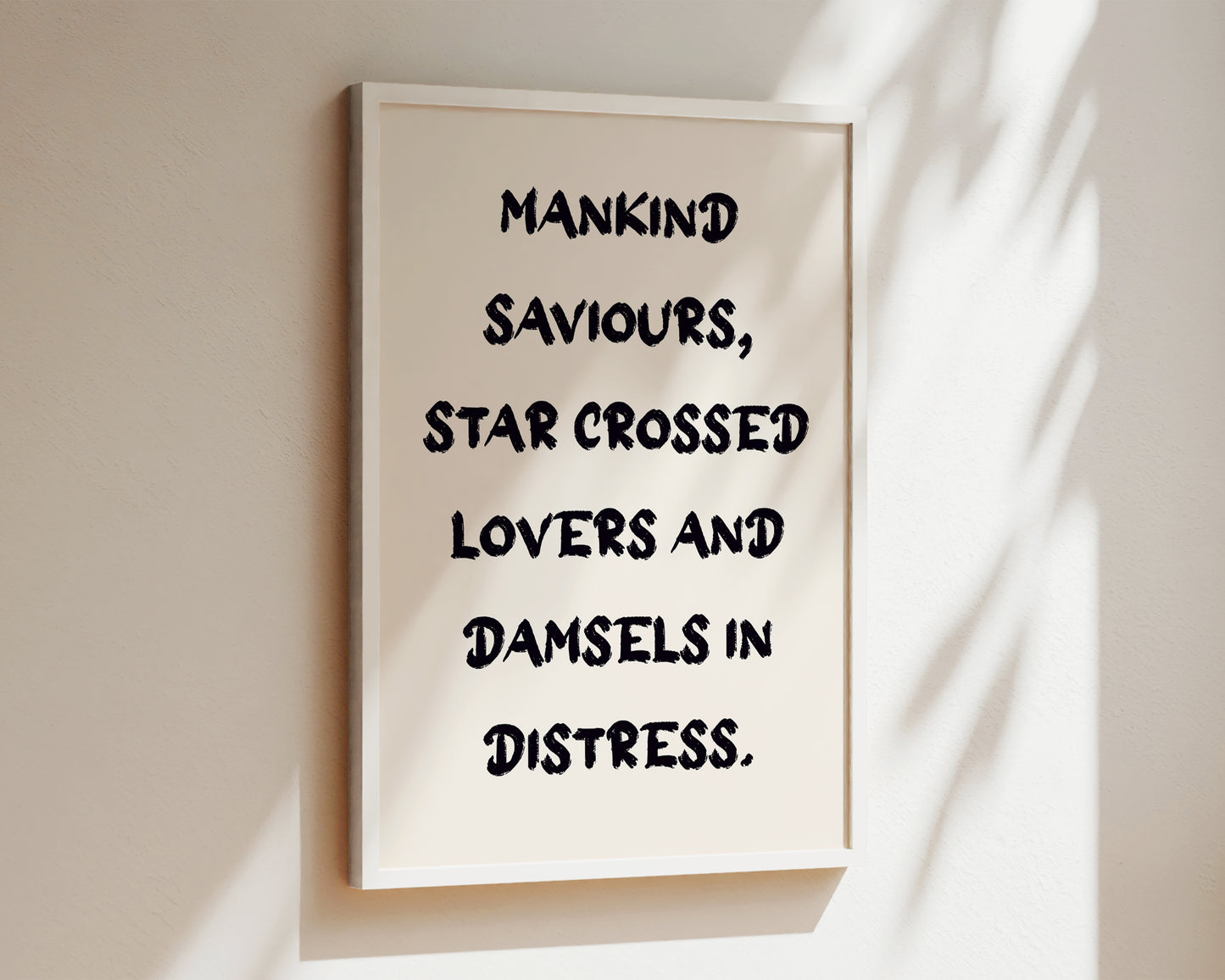 Mankind Saviours Book Wall Art Print
