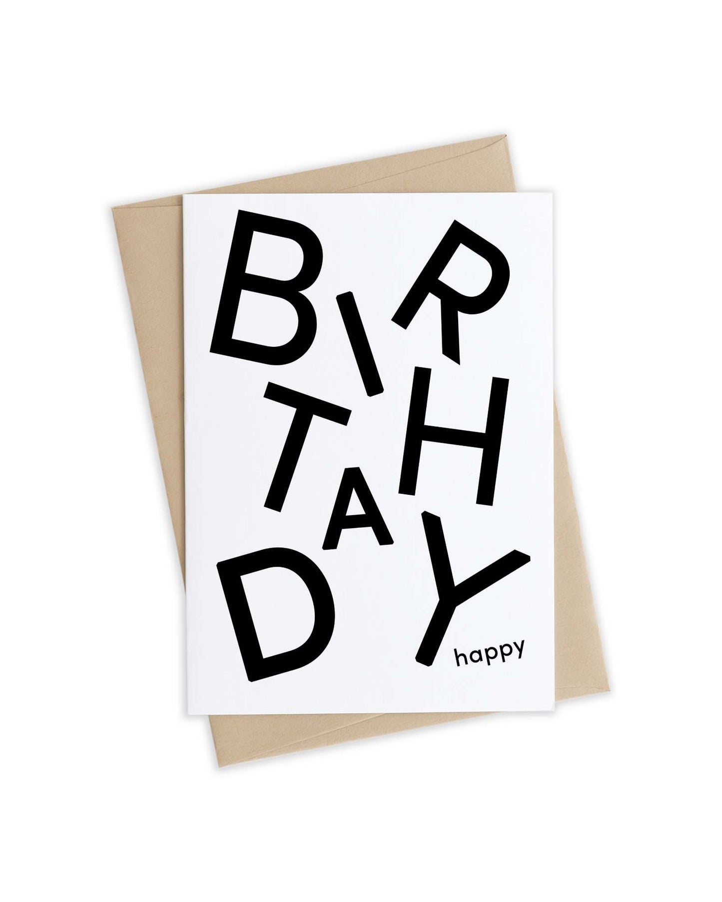 Happy Birthday Jumbled letters card