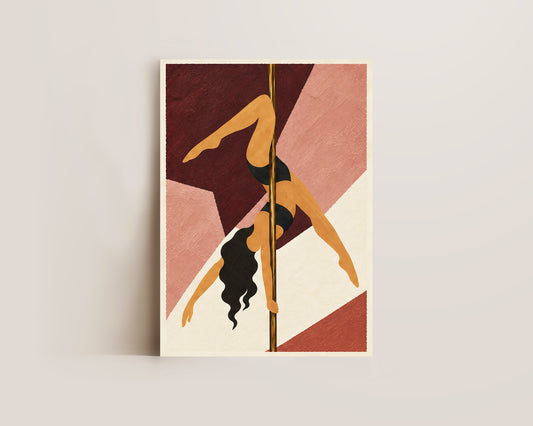 Inverted Flow Pole Art Print