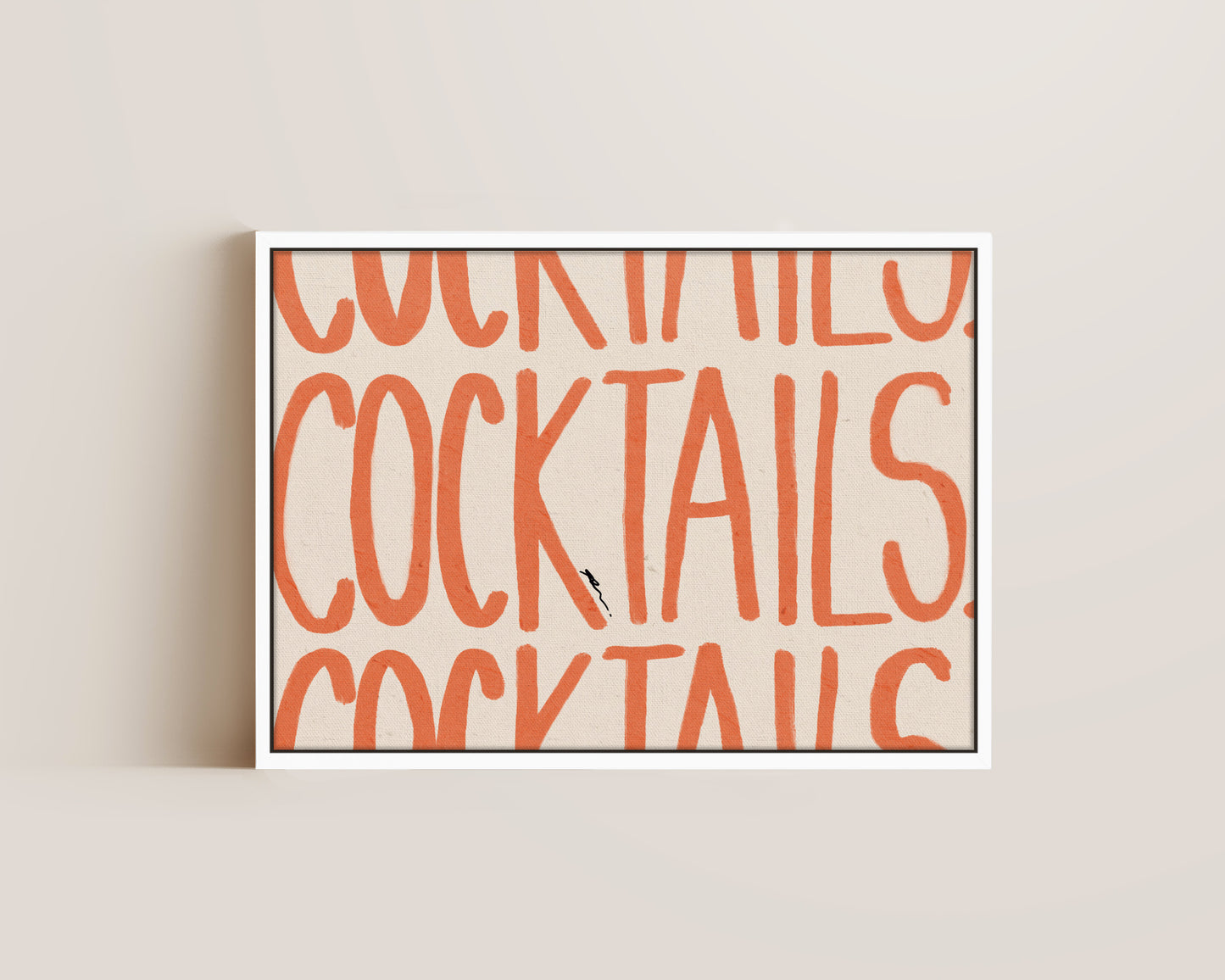 Cocktails Canvas
