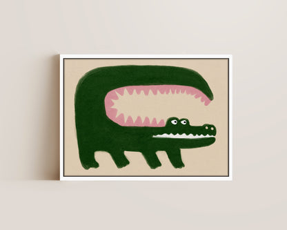 Crocodile Canvas