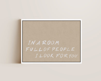Room Full Of People Canvas